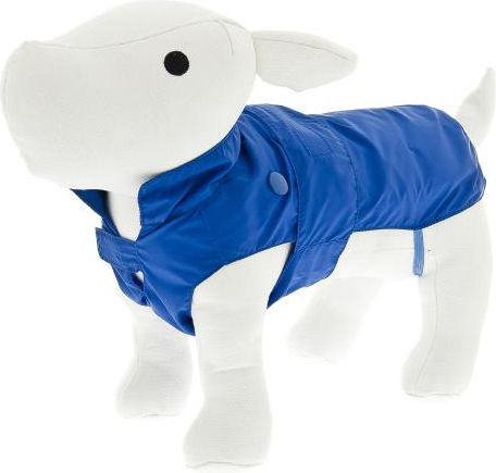 Ferribiella Blue Waterproof Dog Coat with 30cm Back Length