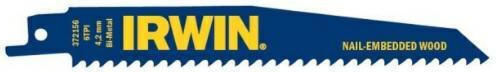 Irwin Reciprocating Saw Blade 300mm 6 Tpi Wood Nails 5pcs
