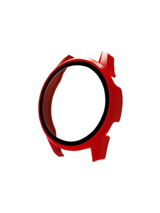 Hurtel Plastic Case with Glass in Red color for Huawei Watch GT3 42mm