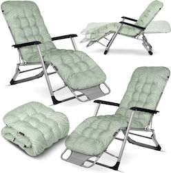 Klappbare Gartenliege Kissen Sofotel Chillwell Set 2 Hellgrün Klappbare Gartenliege Kissen Sofotel Chillwell Set 2 Hellgrün