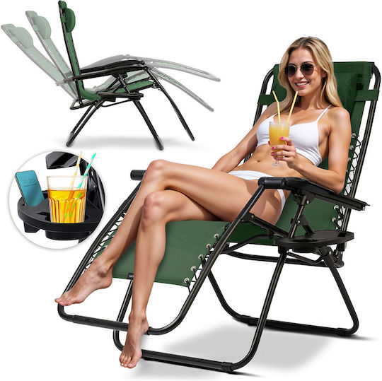 Folding Garden Lounger Cushion Sofotel Chillwell Green