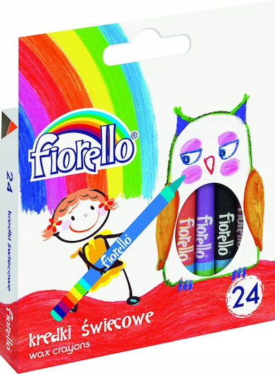 Wax Crayons 24pcs Fiorello 170-1386