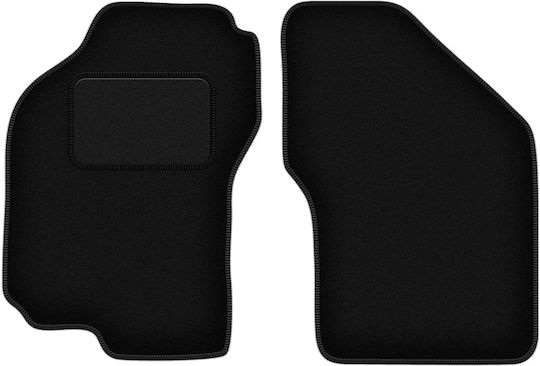 Black Front Floor Mats Fiat Brava Sedan 1995-2001
