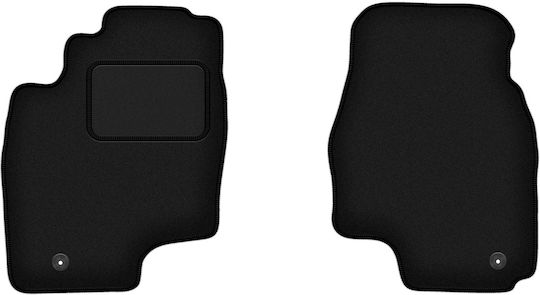 Vordere schwarze Fußmatten Toyota Previa II Minivan 2000-2005
