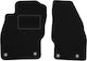 Black Front Floor Mats Opel Adam Hatchback 2012