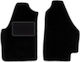 Black Front Mats Lancia Musa Minivan 2004-2012