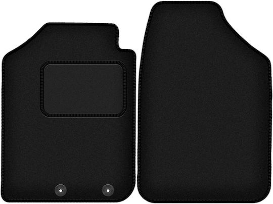 Front Black Mats Dacia Spring Hatchback 2021