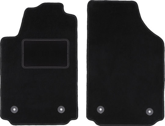 Black Front Mats Audi A2 Hatchback 2000-2005
