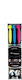 Tombow Set 3 Marker Dual-Tip Textmarker Neonfarben