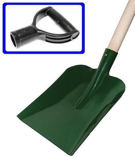 Kard Sand Shovel with Wooden Handle Dy Type Plastic Grip