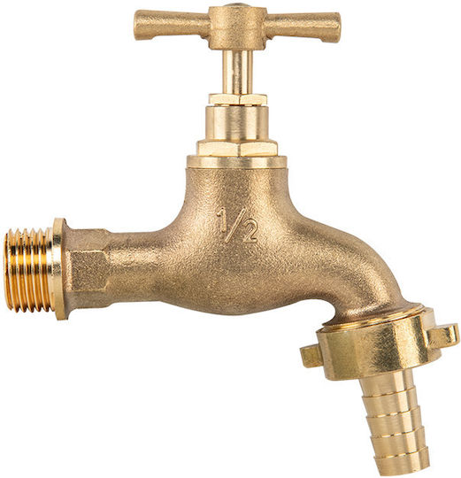 Bradas Κάνουλα Βαλβίδα Gz 1/2" X Gz 3/4" 13mm Σωλήνας