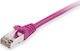 Equip S/FTP Kat.6a (Gigabit) Netzwerkkabel Ethernet 0.15m Lila