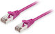 Equip S/FTP Cat.6a (Gigabit) Καλώδιο Δικτύου Ethernet 0.25m Μωβ