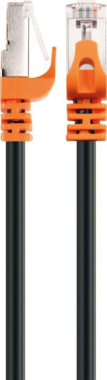 Schwaiger S/FTP Cat.7 (10Gbps) Καλώδιο Δικτύου Ethernet 2m Μαύρο