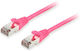Equip S/FTP Kat.6a (Gigabit) Netzwerkkabel Ethernet 7,5m Rosa