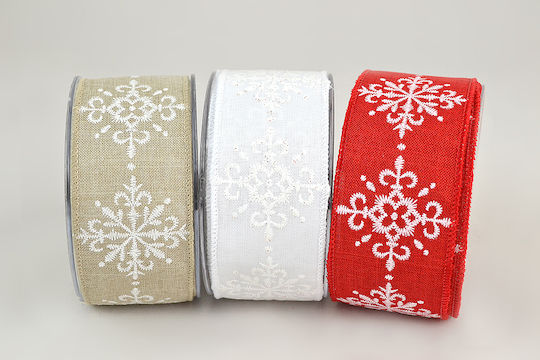 Weihnachtsband Eleganza 5 cm x 9,1 m