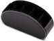 Ebest 5-Slot Black Leather Remote Control Holder