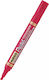 Marker Pentel N860 Cut Red 12 Pcs