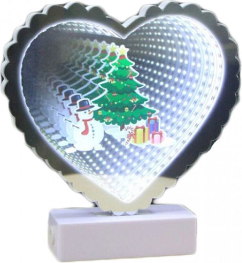 Weihnachts-Unendlichkeit LED 3D Herzlicht 20cm