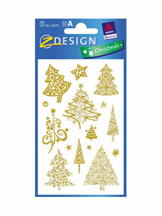 Αυτοκολλητα Creative Ετικετες Christmas Δεντρα 52273