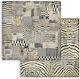 Hârtie de scrapbooking față-verso Savana Zebra 30,5x30,5cm Stamperia