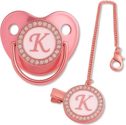 Kidds Luxury Set Pacifier Silicone Rose Gold for 6+ months