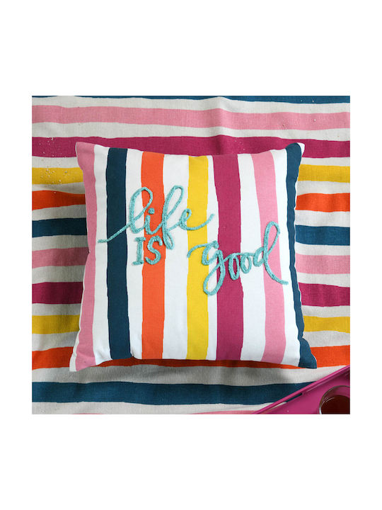 Sofa Cushion S-F Dolce 100% Cotton Multicolour 40x40cm