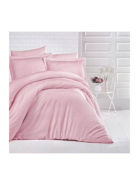 Linea Home Duvet Cover Double 200x240 Soft Satin