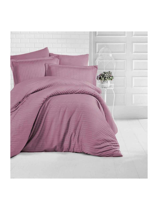 Linea Home Duvet Cover Double 200x240 Soft Satin