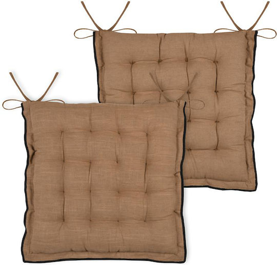Garden Chair Cushion Camel Camel 38x38cm