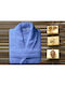 San Lorentzo Halat de baie cu Guler Blue 400gr/m²