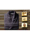 San Lorentzo Halat de baie cu Guler Negru 400gr/m²