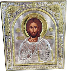 Ασημένια Εικόνα Van-m30xds 21x24.8cm Θεών Σοφία Τοπικό Επιχρύσωμα