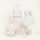 Beauty Home Baptism Set with Flowers Theme