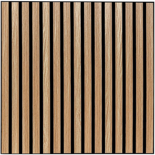 3D Πάνελ Τοίχου από MDF με Κόλλα / Βιδωτό Μπεζ 60x60εκ.