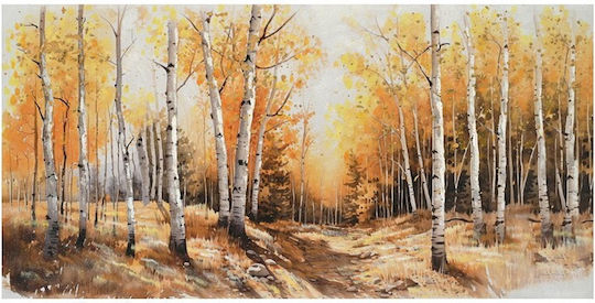 Inart Fortree Εξάπτυχος Πίνακας σε Καμβά 120x60cm