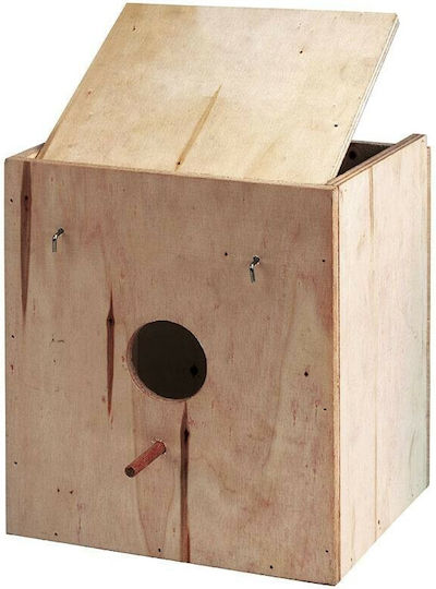 Wooden Bird Nest Copele Size XL Dimensions: 22x20x25cm
