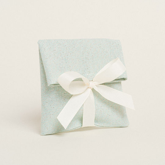 Beauty Home Stoff Beutel für Geschenke Türkis 12x17cm.