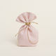 Beauty Home Fabric Pouch for Gift Rose Gold 8x12cm.