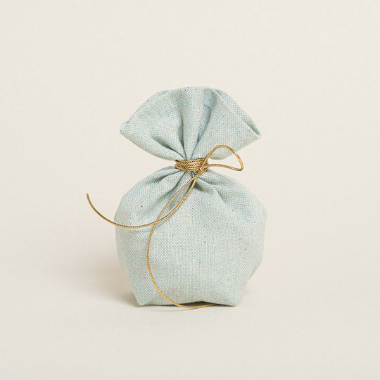 Beauty Home Stoff Beutel für Geschenke Türkis 8x12cm.