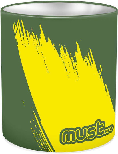 Must Metal Pencil Holder Green 10x11 cm / 0585037green Must