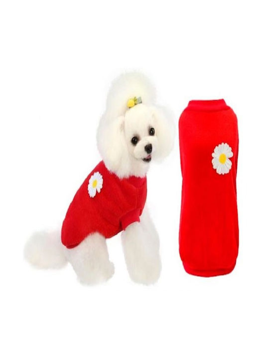 Value Imports Hundesweatshirt Fleece Gänseblümchen Groß 42cm