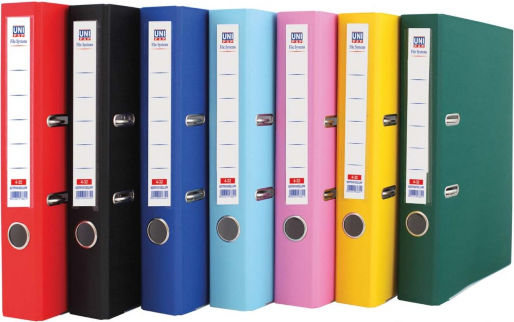 Biblioraft din plastic Uni 8/32 roz 5-39-87