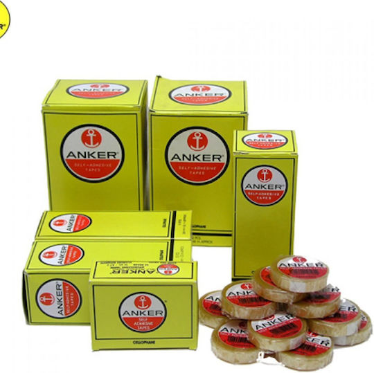 Adhesive Tape Transparent 19mm x 66 Meters Clear Anker 536.2.78111