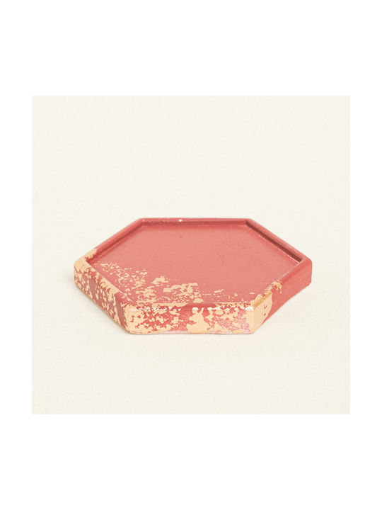 Beauty Home Σουβέρ Κεραμικό Χρυσό 9x10cm