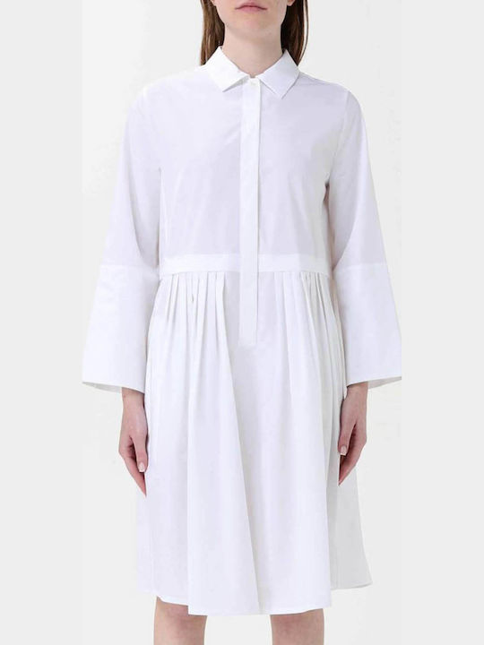 Σεμιζιέ Φόρεμα Optical White