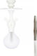El-badia Hookah Ivory White 31cm