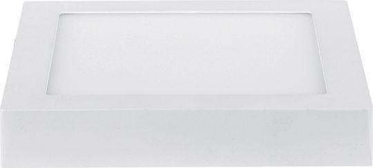 Elmark Квадрат На открито LED Панел 18W с Неутрално бяло Светлина 4000К 22x22см.