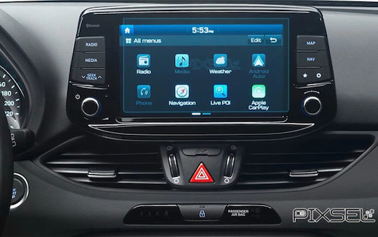 Mattierter Autoschutzfolie 7,9" Kompatibel mit Hyundai I30 Pd Vorfacelift