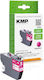 KMP Compatible Inkjet Printer Ink Brother LC-3213M 420 Pages Magenta 1pcs